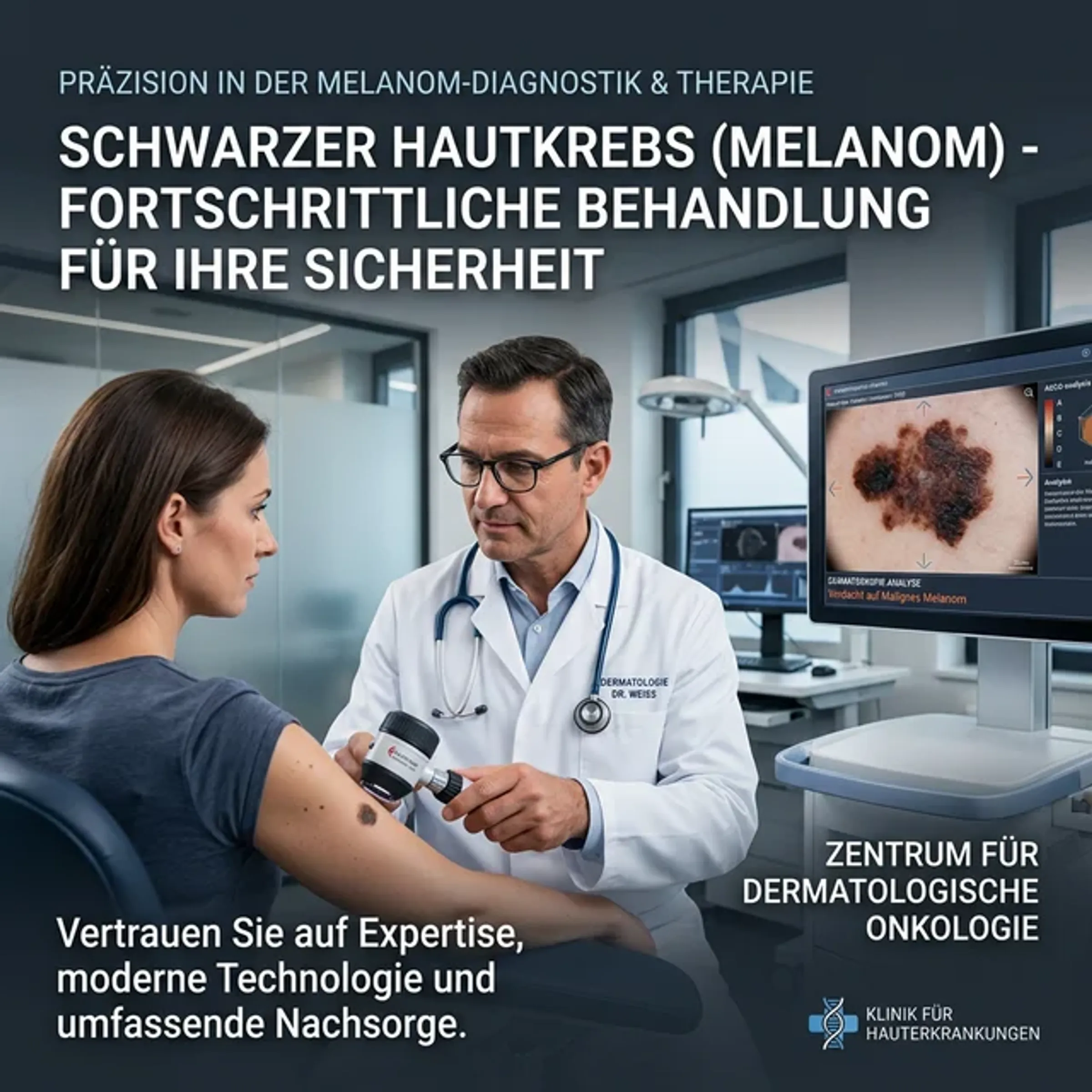 Melanom (schwarzer Hautkrebs) – Früherkennung und Therapie durch Dermato-Onkologie in der Bodensee Laserklinik
