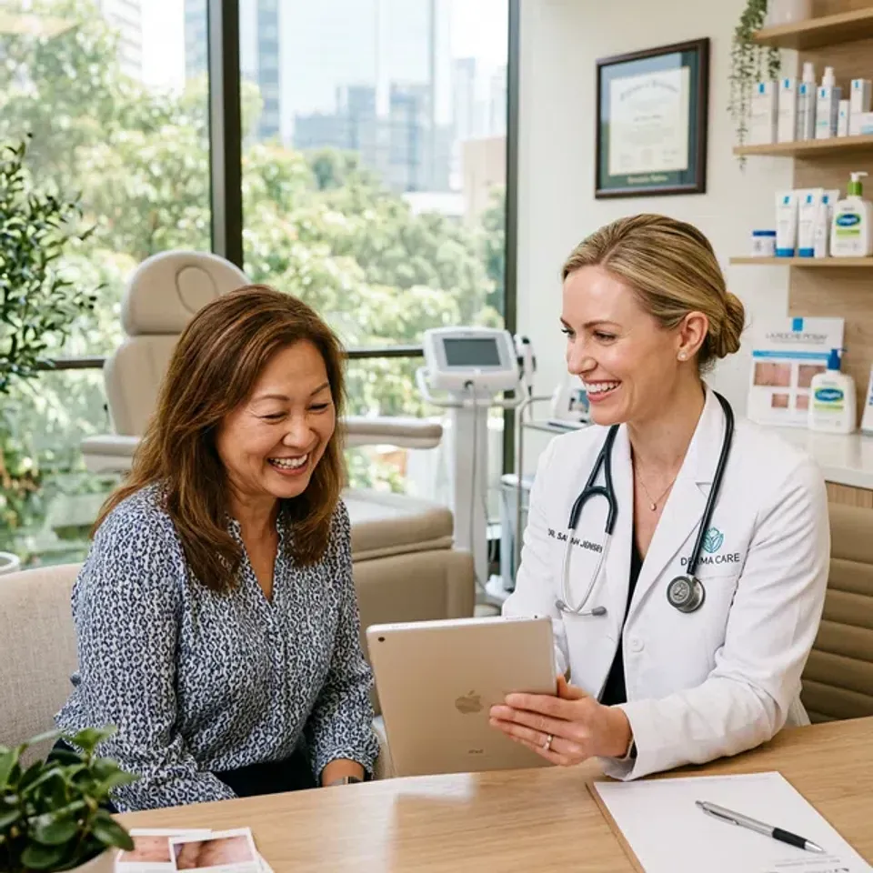 Beratungsgespräch in der Klinik Braun